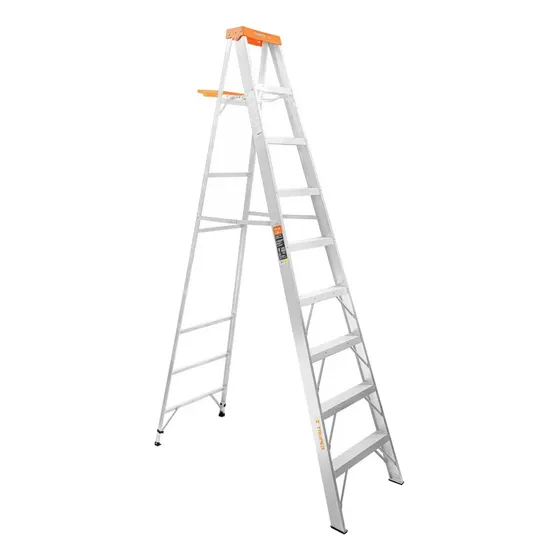 Escalera Tijera 8 Peldaños Soporta 175 Kg Truper 10338 Color Gris | Cuotas sin interés