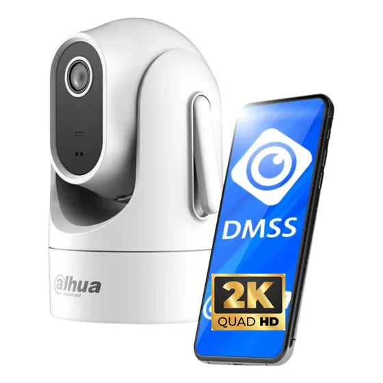 Camara Wifi Robotica Dahua 4mp/2k Con Audio Rotacion 360o