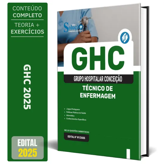 Apostila Técnico De Enfermagem Concurso Ghc