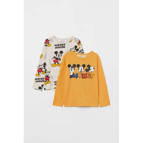 Franela De Mickey Mouse Para Niños, Únicamente Talla 5/6.