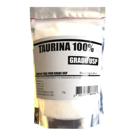 Taurina Pura (100%) En Polvo 100 Gramos, Máxima Calidad!