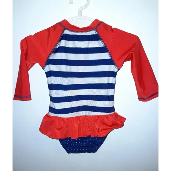 Traje De Baño Completo Niña Marinera