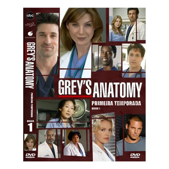 Dvd Série: Grey's Anatomy / A Anatomia De Grey 1ª Temporada