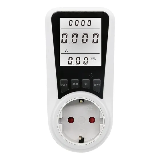 Tomada De Soquete Kwh Ac Medidor De Soquete 230v ~ 250v Watt