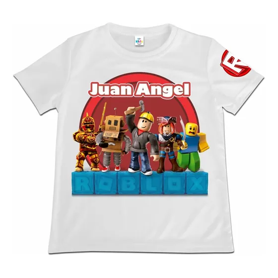 Franela Camisa Niño Niña Roblox Poliester
