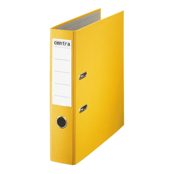 Centra Archivador Palanca Plastico Mm Amarillo