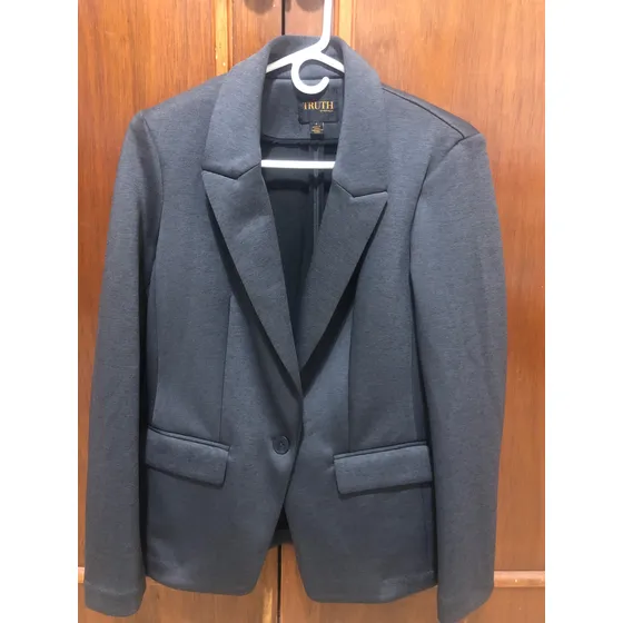 Blazer Truth By Republic, Talla M Color Gris Oscuro