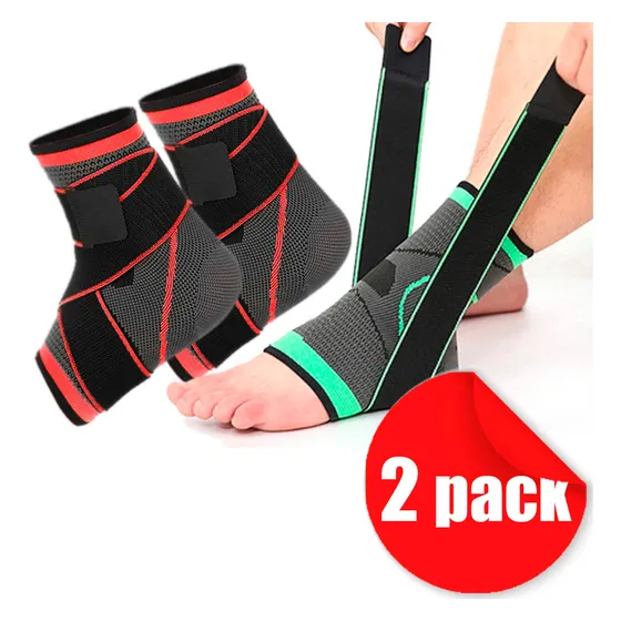 Tobilleras De Protección Doble Soporte Tobillo Alivio Dolor