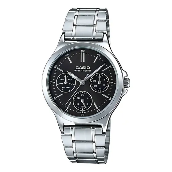 Reloj Casio Ltp-v300d-1a Quartz Mujer Color de la correa $$$ Color del bisel $$$ Color del fondo 1A