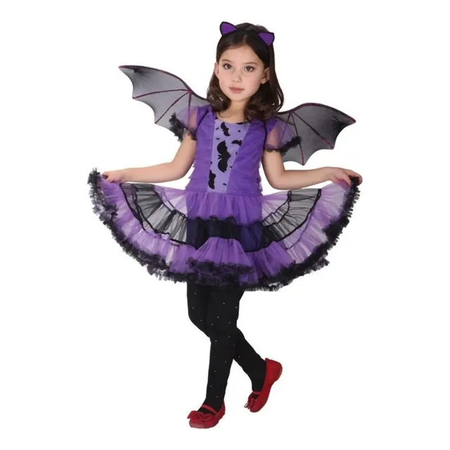 L Vestido De Princesa Vampiro Con Murciélago Morado Para Cospl