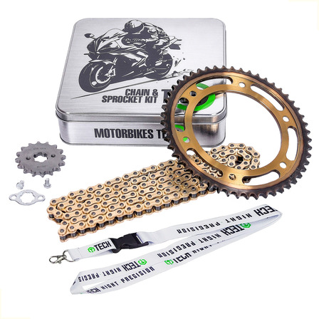 Kit Transmision Honda Xr 125 150 L 51/16 Cadena Reforzada Kit Transmision Honda Xr 125 150 L 51/16 Cadena Reforzada