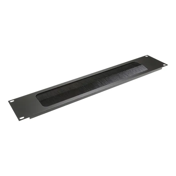 Panel Organizador Pasa Cables De Cepillo 2u 19 