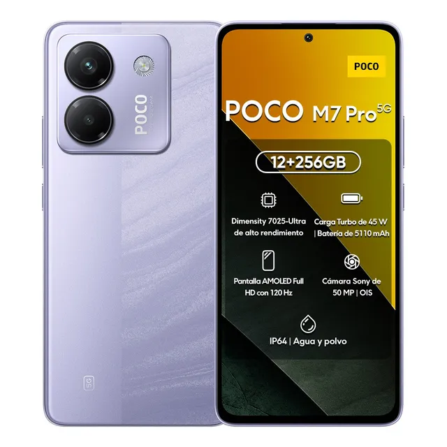 Xiaomi Pocophone Poco M7 Pro Dual Sim Violeta 12 Gb Ram 256 Gb Rom