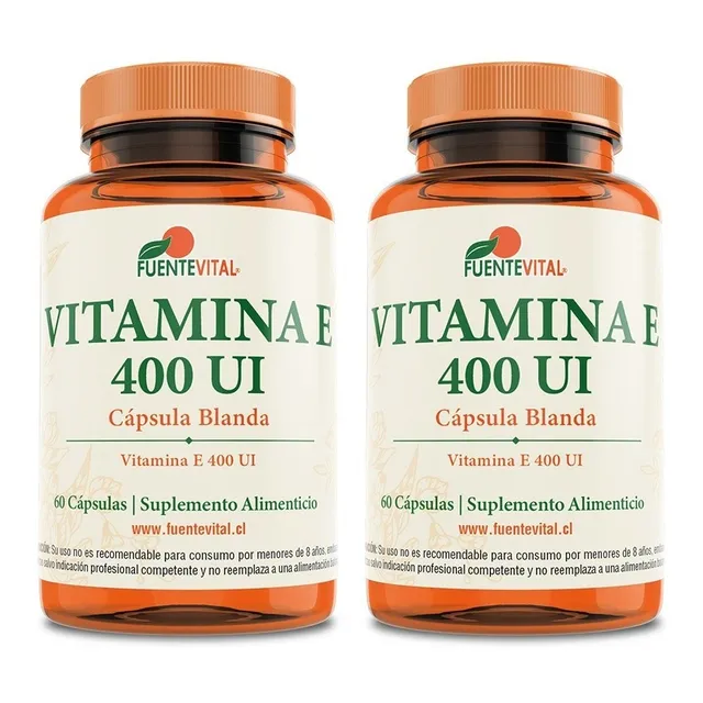 Vitamina E 400 Ui Capsula Blanda - Antioxidante Piel Cabello