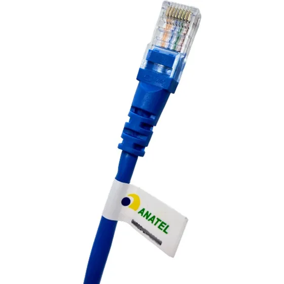 Pacote C/15 Patch Cord Rj45 Cat6 1,5mt  Cobre Cabo Rede