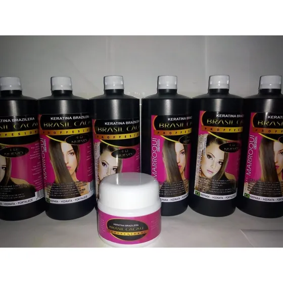 3 Kits Keratina Marroqui Cacau Brazil +obs Sellador Marroquí