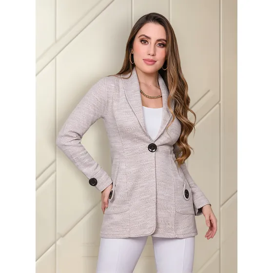 Gaban O Abrigo De Dama Smoking. Producto Nacional