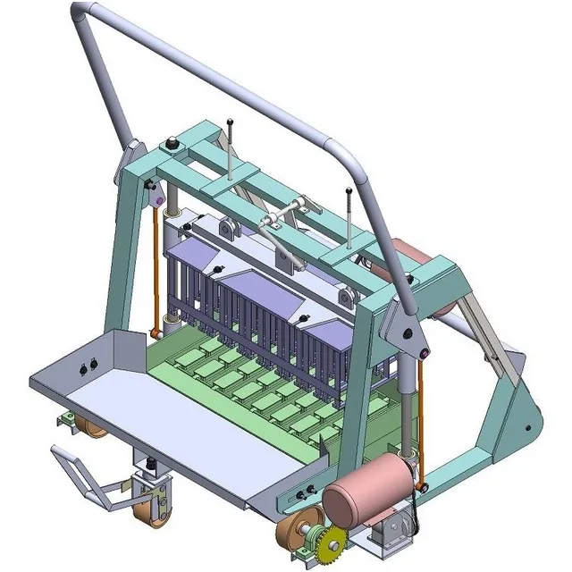 Planos Para Fabricar Maquina De Hacer Bloques Tipo Ponedora 