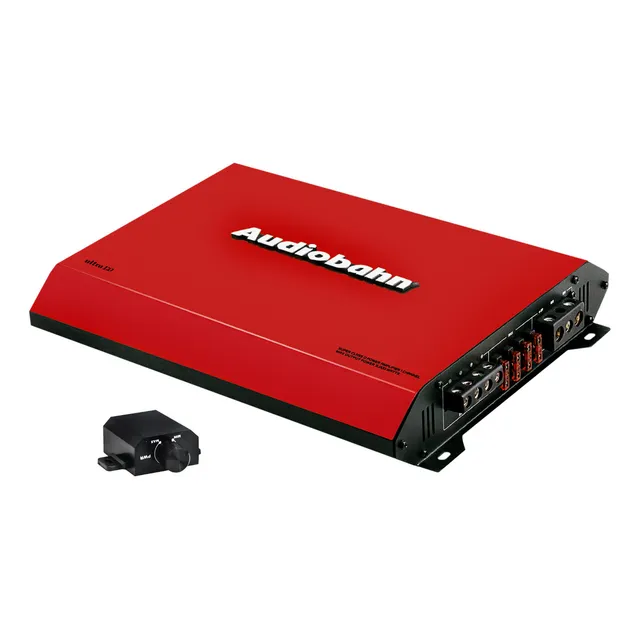 Amplificador Clase D 1 Canal 5000w Audiobahn Ultra1d.rd Color Rojo