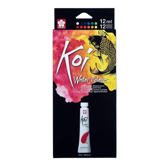 Sakura Koi Watercolors - Multicolor - Pack - 12 - 12