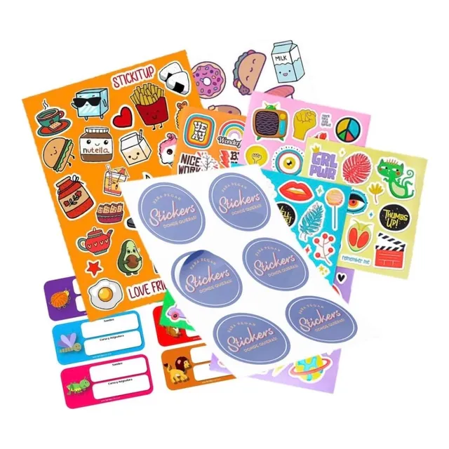 Stickers Calcomanías Vinil Adhesivo Troquelados Personalizad