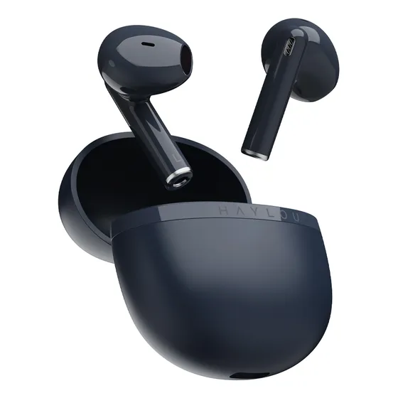 Haylou X1 Plus T013 Audífonos Inalámbricos Bluetooth 5.4 Ipx4 Half In-ear, 12mm Dynamic Driver, Enc De 4 Micrófonos Para Llamadas Claras, App Control, Azul Oscuro