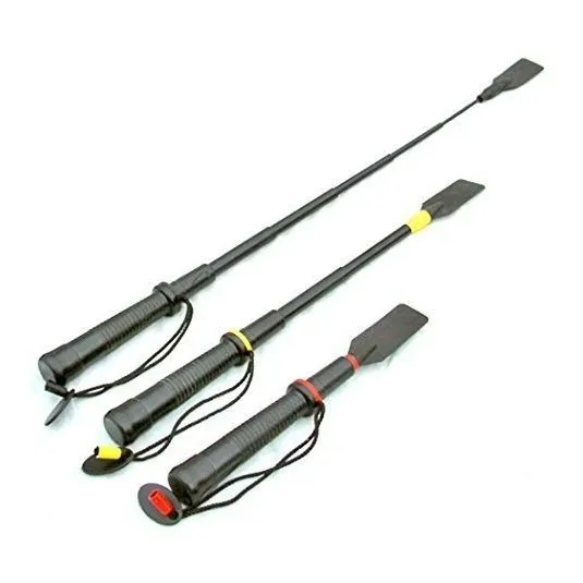 Latigo Telescopico Para Montar Caballo Negro Rojo Facil 10.0