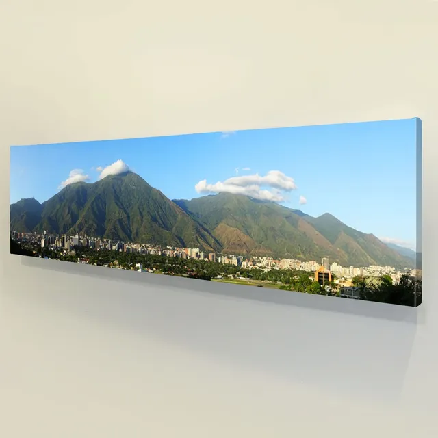 Cuadro Lienzo Del Avila Caracas Impreso 150 X 37 Cm 