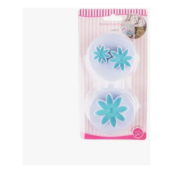 Set 2 Flor Margarita Cortante Expulsor Reposteria