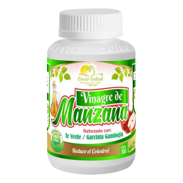 Pack X 3 Vinagre De Manzana En Capsulas Baja De Peso Natural