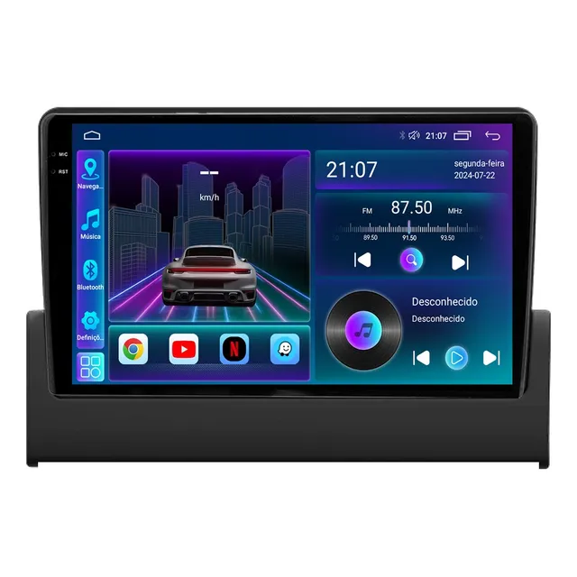 Multimidia Uno Mille 94/14 9p Octacore Carplay 6/128gb Adak