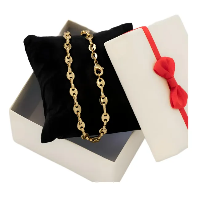 Tobillera 24.5cm Oro Laminado 18k