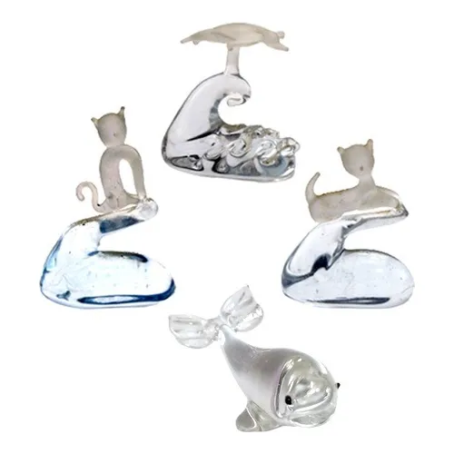 Miniaturas De Vidrios - Adornos - Coleccion - Animales