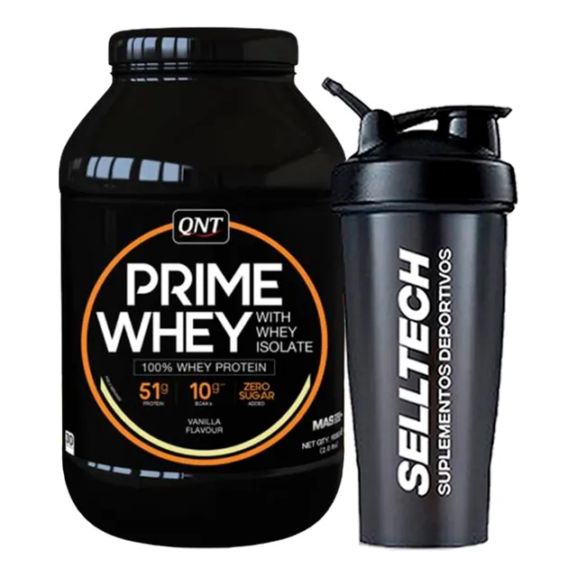 Proteína Qnt Prime Whey 2lb Vainilla + Shaker