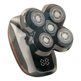 Barbeador 360° Elétrico 5 Laminas Barba Cabelo Recarregável Barbeador 360° Elétrico 5 Laminas Barba Cabelo Recarregável