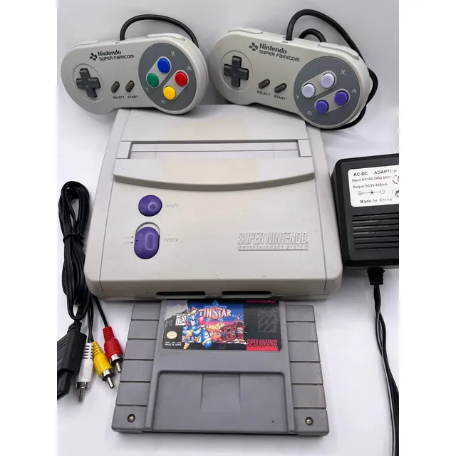 Consola Super Nintendo Jr Rgb Mod Gris