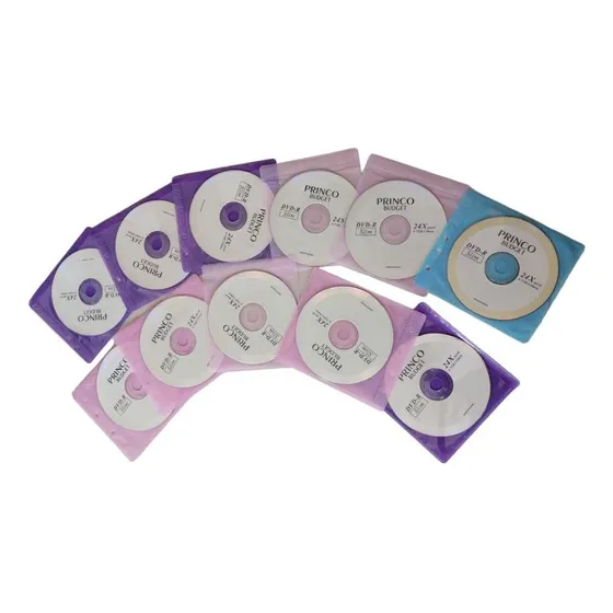 Dvd-r Princo Budget Slim Logo 24x 4.7 Gb 120 Min. C/felpa