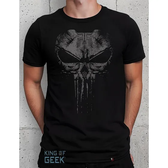 Camiseta The Punisher Marvel Camisa Justiceiro Caveira Geek