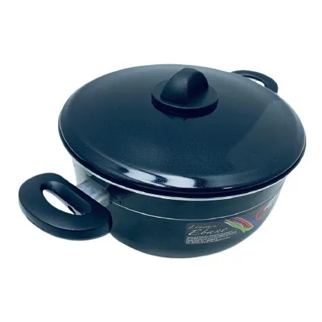 Olla Con Tapa Ebano 24cm Aluminio 6lts Alubat Alflon 5315