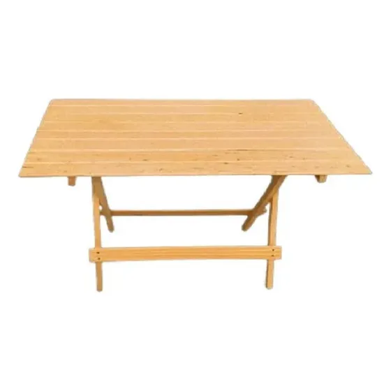 Mesa Plegable Portátil De Madera Tipo Portafolio, 