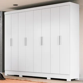 Guarda Roupas Casal 8 Portas 4 Gavetas Branco Guarda Roupas Casal 8 Portas 4 Gavetas Branco