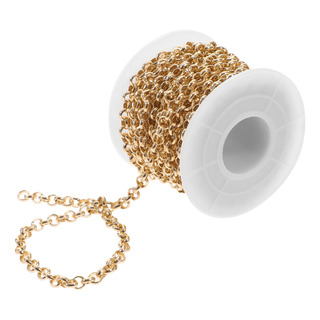 1 Rollo De Cadena De Aluminio Para Hacer Joyas Y Bolsas De R 1 Rollo De Cadena De Aluminio Para Hacer Joyas Y Bolsas De R