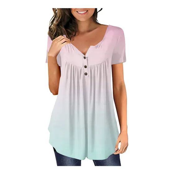 Tops Ocultar Vientre Camisa 2023 Verano Talla Camiseta Manga