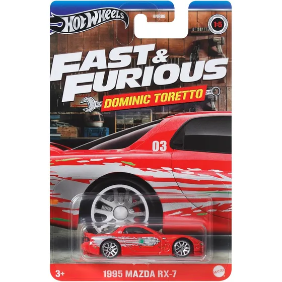 Hot Wheels 1995 Mazda Rx - 7 Dominic Toretto Fast & Furious