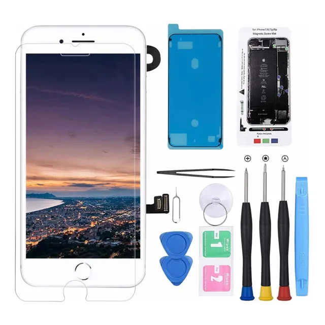 Pantalla iPhone 7 Plus Completa Blanca Nueva + Botón Inicio