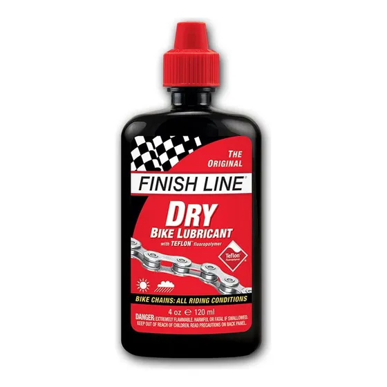 Lubricante Aceite De Cadena Bici Finish Line Seco 120 Ml