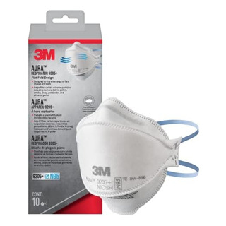 Respirador De Partículas 3m Aura 9205+ N95, Respirador De Tr Respirador De Partículas 3m Aura 9205+ N95, Respirador De Tr
