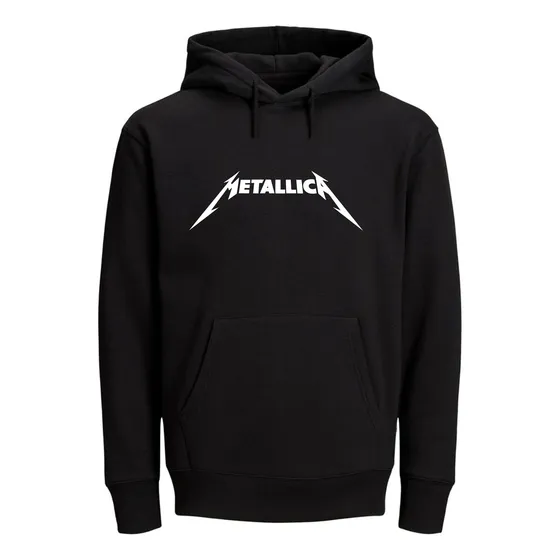 Sweater Hoddie Banda Logo De Metallica