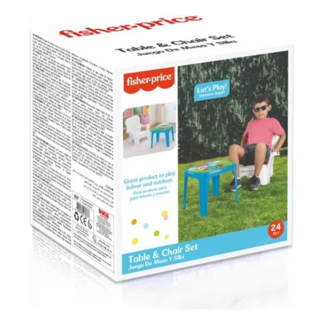 Juego De Mesa Y Silla Para Niños Fisher Price. 24 M+