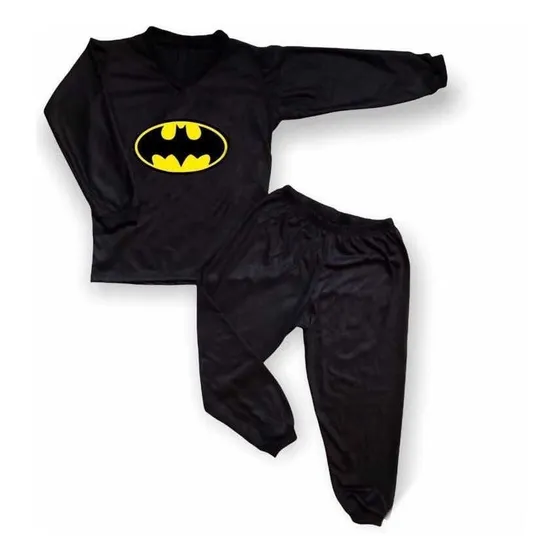 Pijama Longo Infantil Menino Pipolim Super Heróis